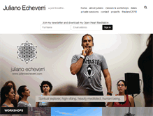 Tablet Screenshot of julianoecheverri.com